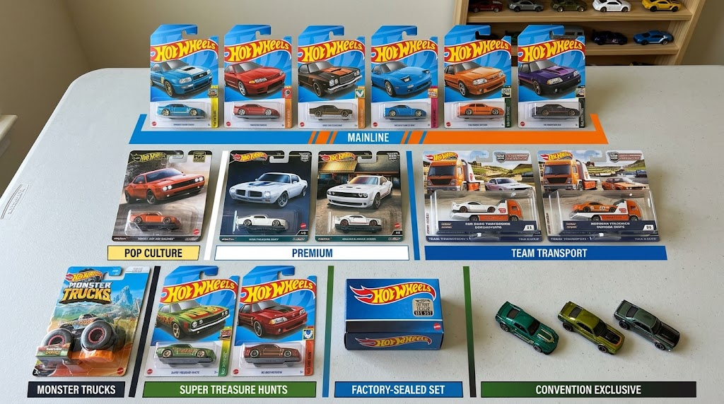 Mengenal Kategori Utama dan Tingkatan Seri Hot Wheels